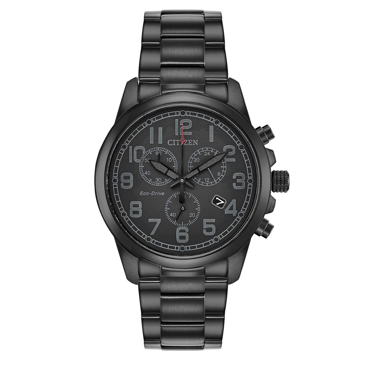 Reloj Citizen Eco Drive Negro Para Caballero