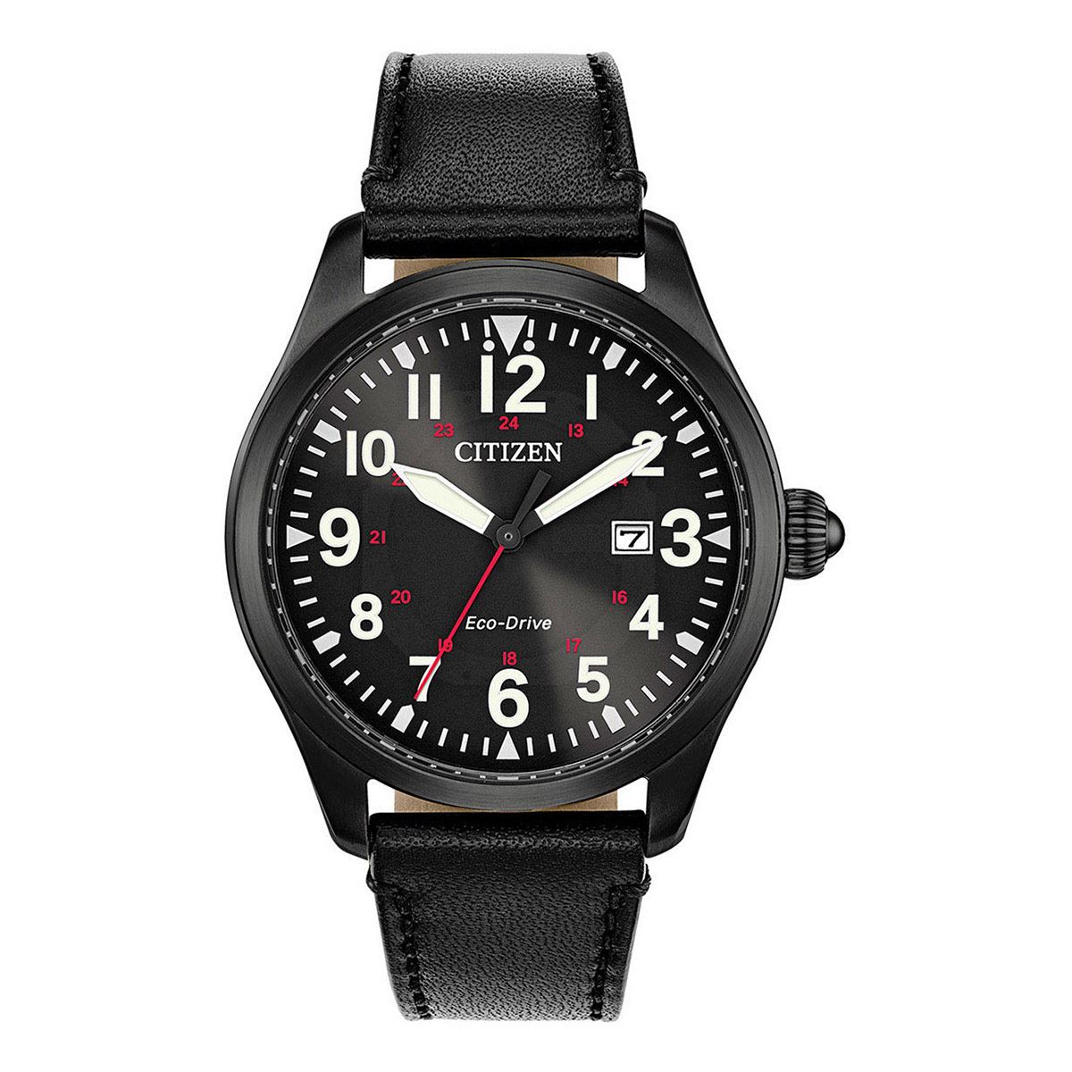 Reloj Citizen Eco Drive Negro Para Caballero