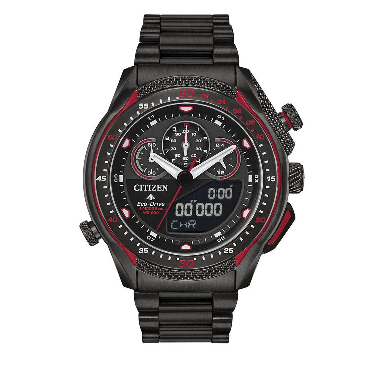 Reloj Citizen Eco Drive Negro Para Caballero