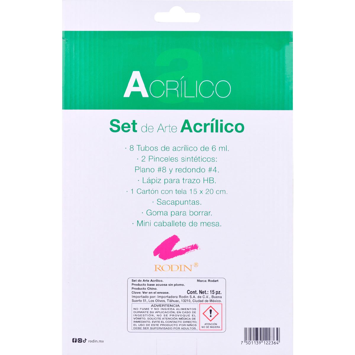 Set de Arte Rodart 15 Pza