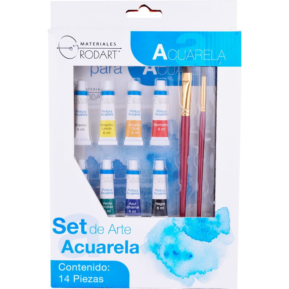 Set de Arte Acuarela Rodart 14 Pza