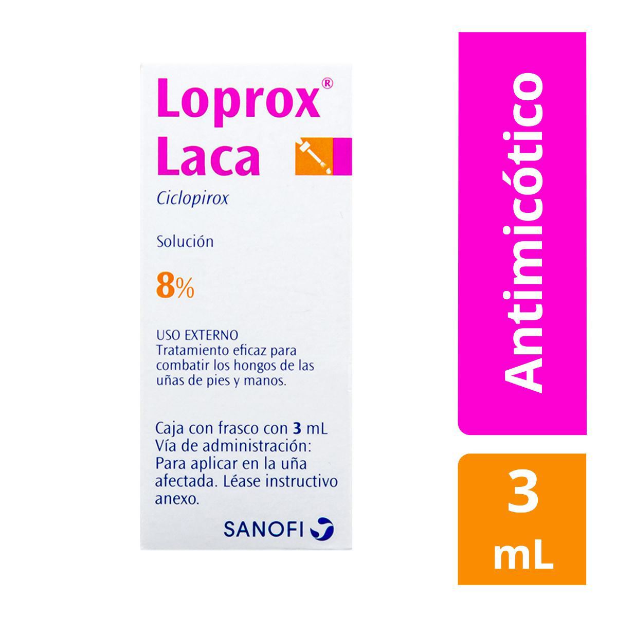 Loprox 8 Laca Sol 3ml
