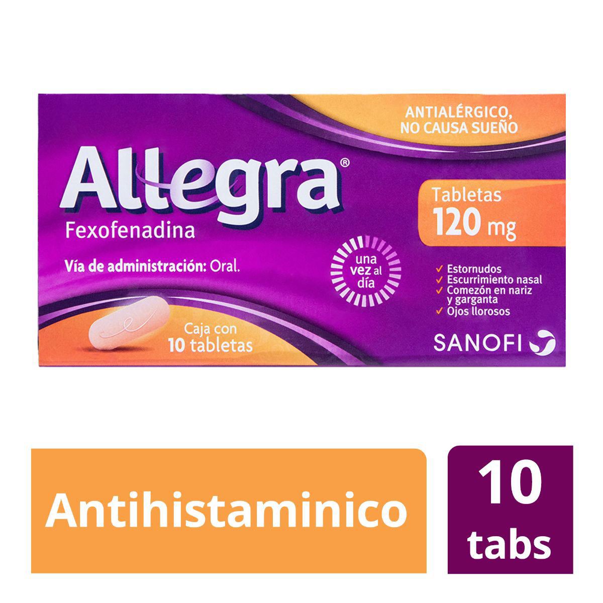 Allegra 120 Mg Cpr 10