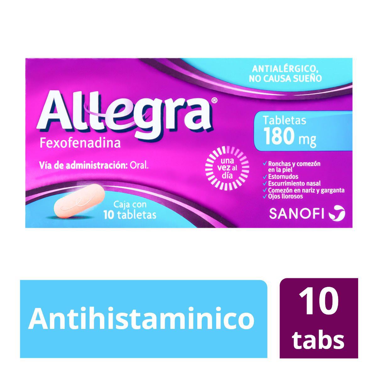 Allegra 180 Mg Cpr 10