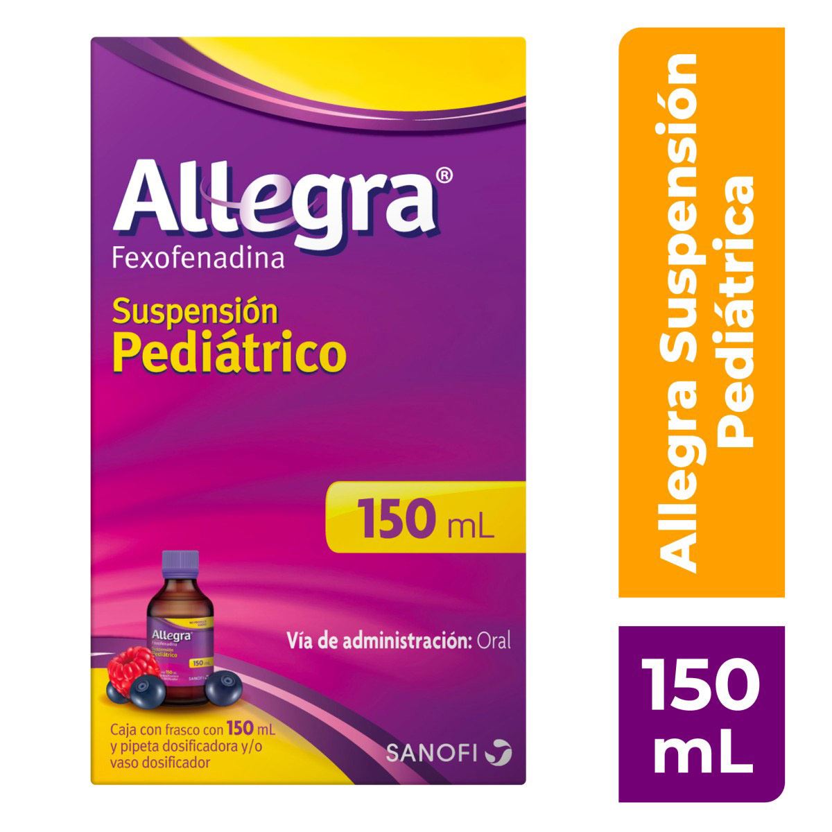 Allegra 150ml Suspensión Antihistamínico Infantil 6mg/ml