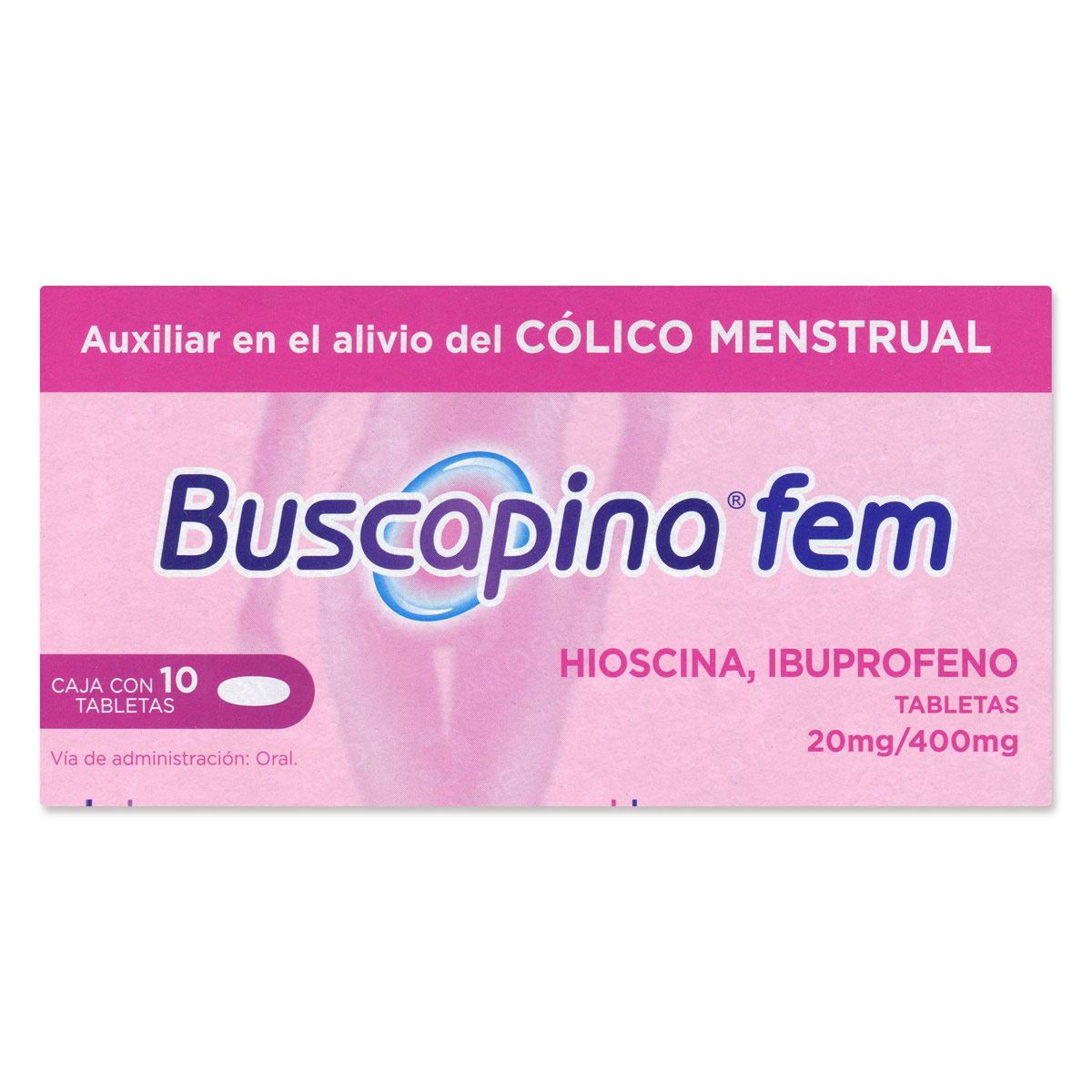 Buscapina Fem 20/400mg Tab 10
