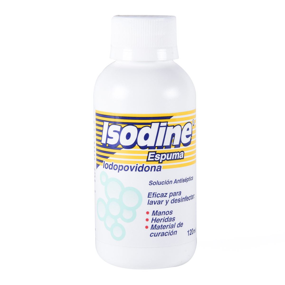 ISODINE ESPUMA 8 G SOL 120 ML