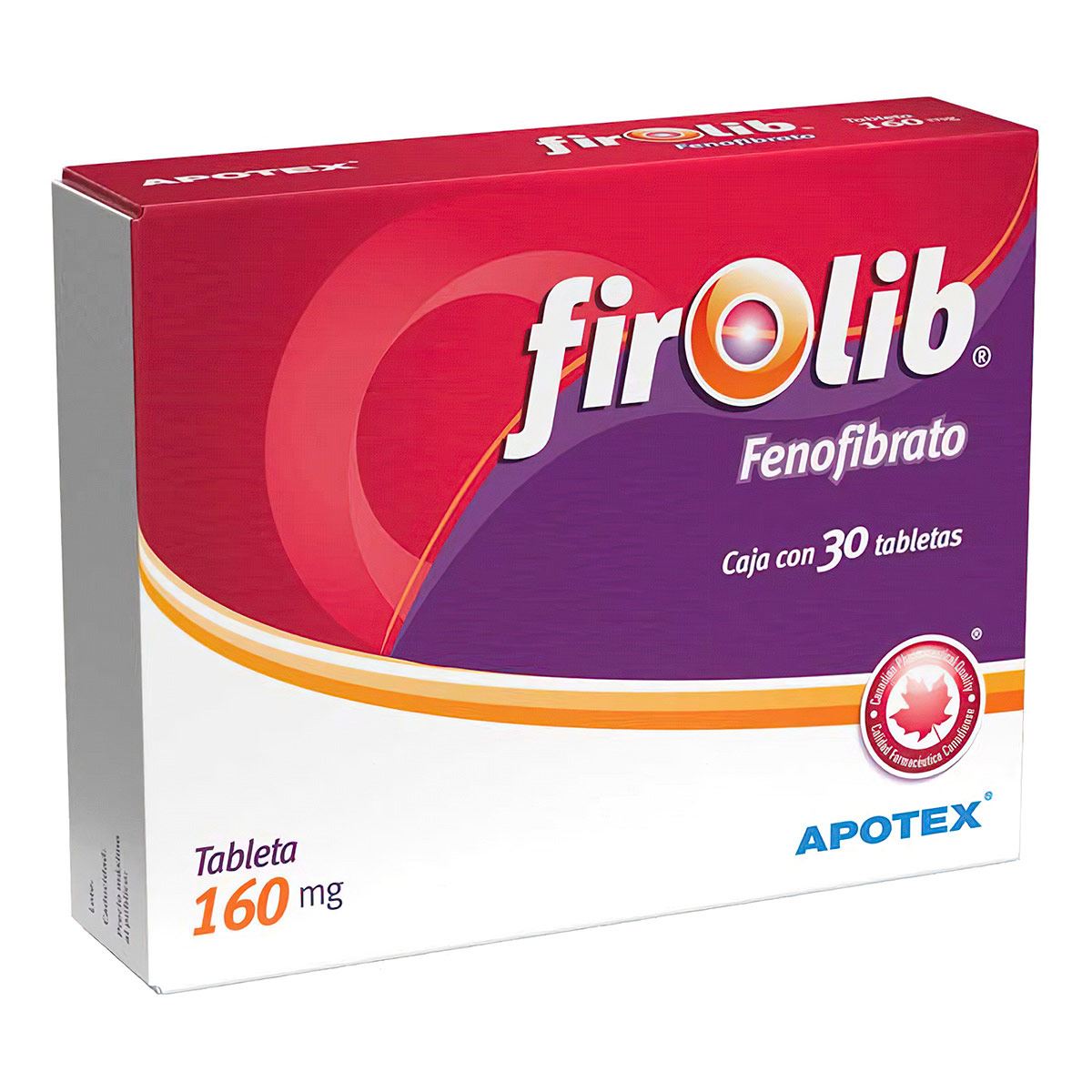 Firolib  Fenofibrato 30 Tab 160 Mg