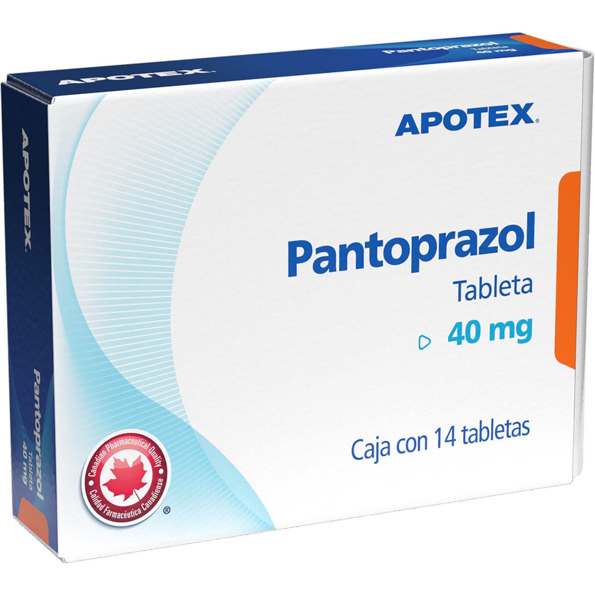 Pantoprazol caja/ blister 14 tabletas de 40 mg