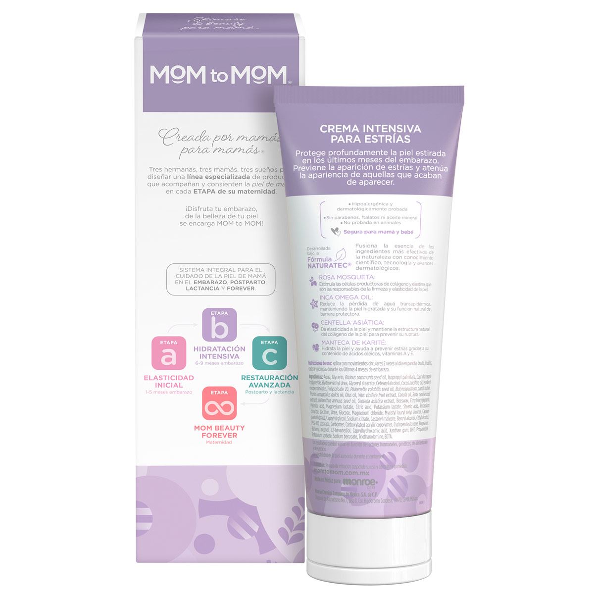 Crema Intensiva para Prevenir Estrías Mom To Mom