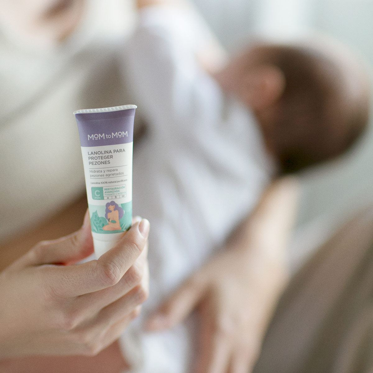 Lanolina para el Cuidado de Pezones Mom To Mom
