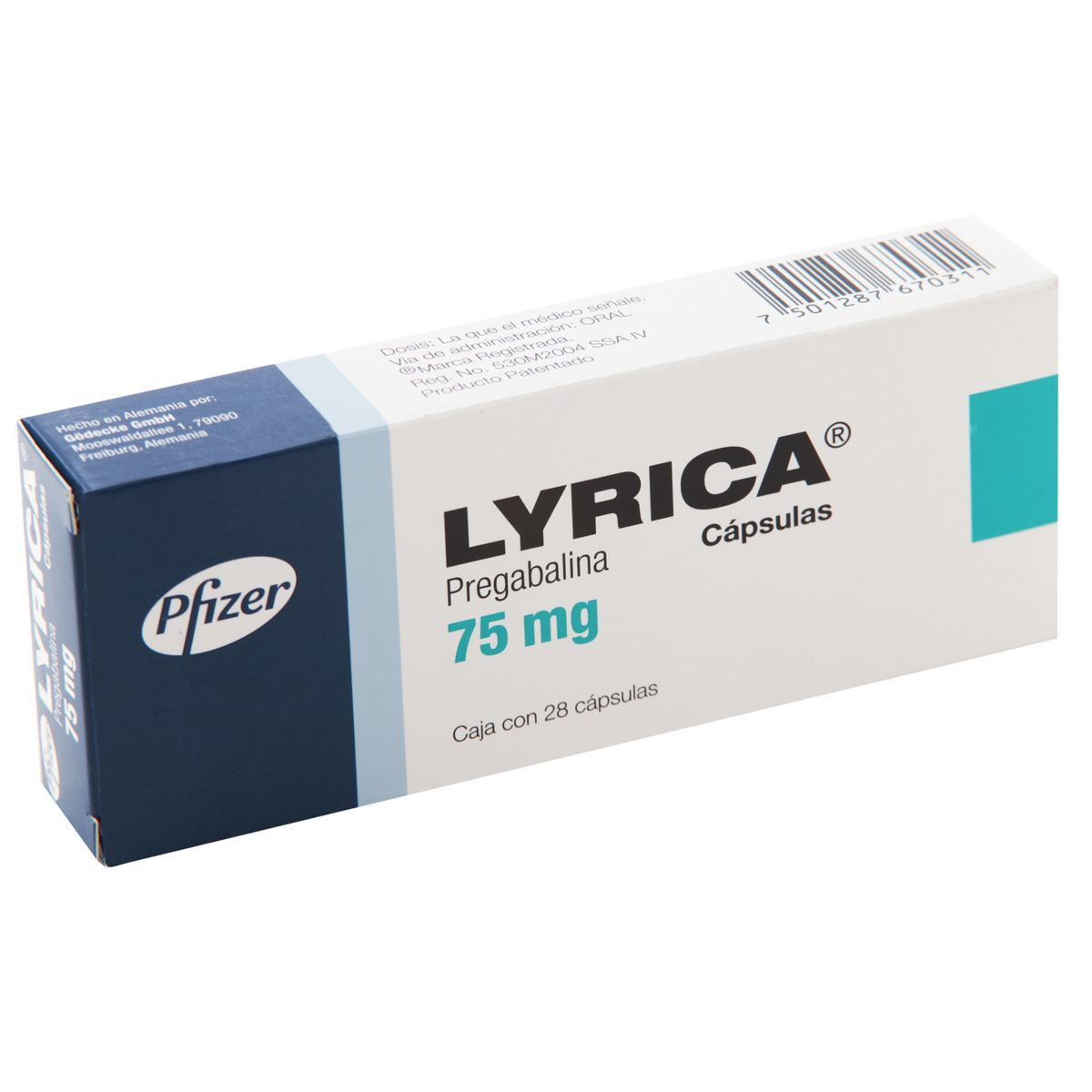 Lyrica 75mg Cap 28