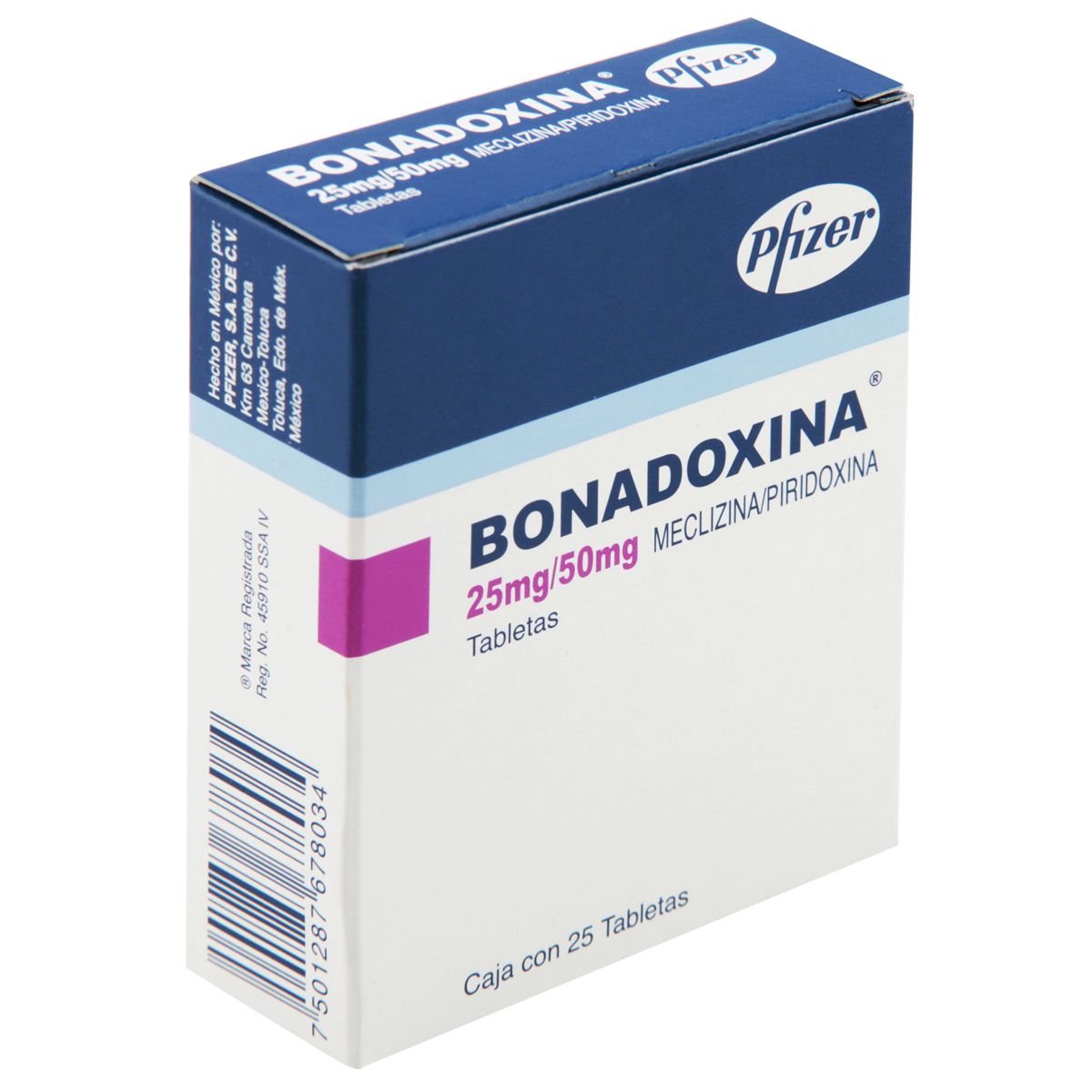 Bonadoxina 25mg Tab 25 7803  168