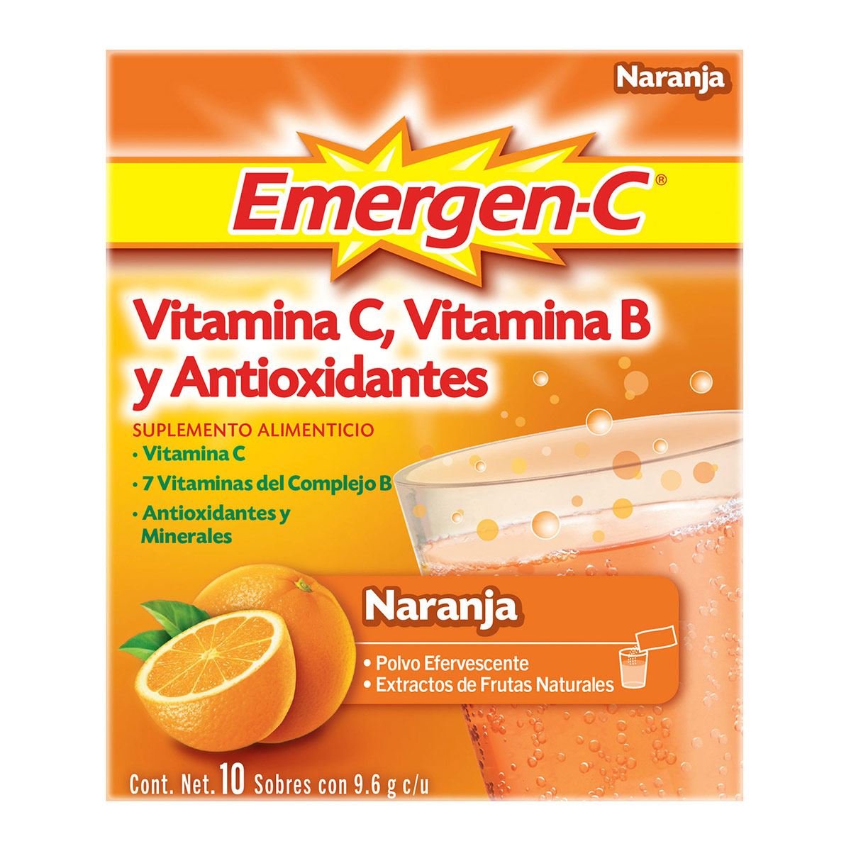 Emergen C 250 mg X10 Orange
