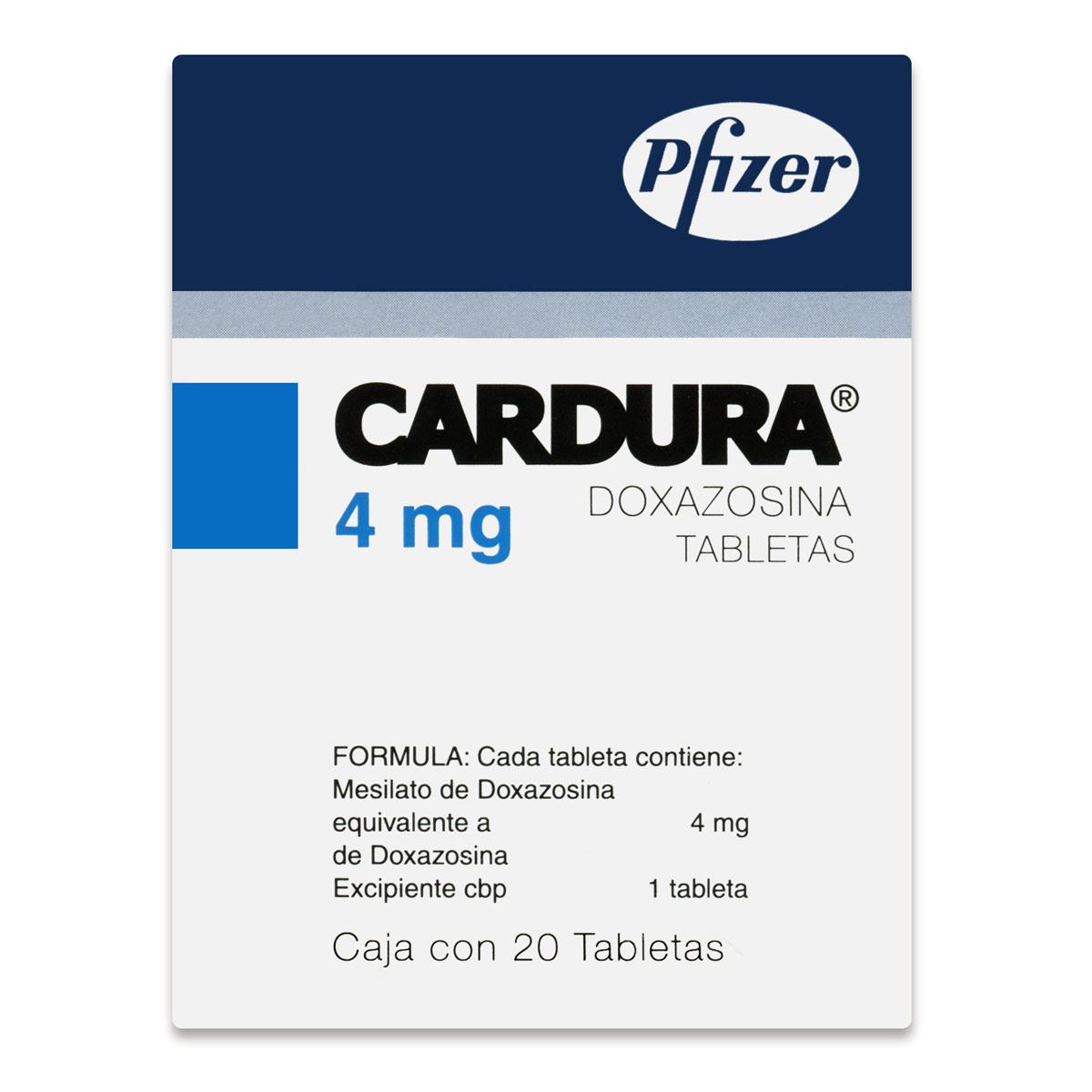 Cardura 4mg tab c/20