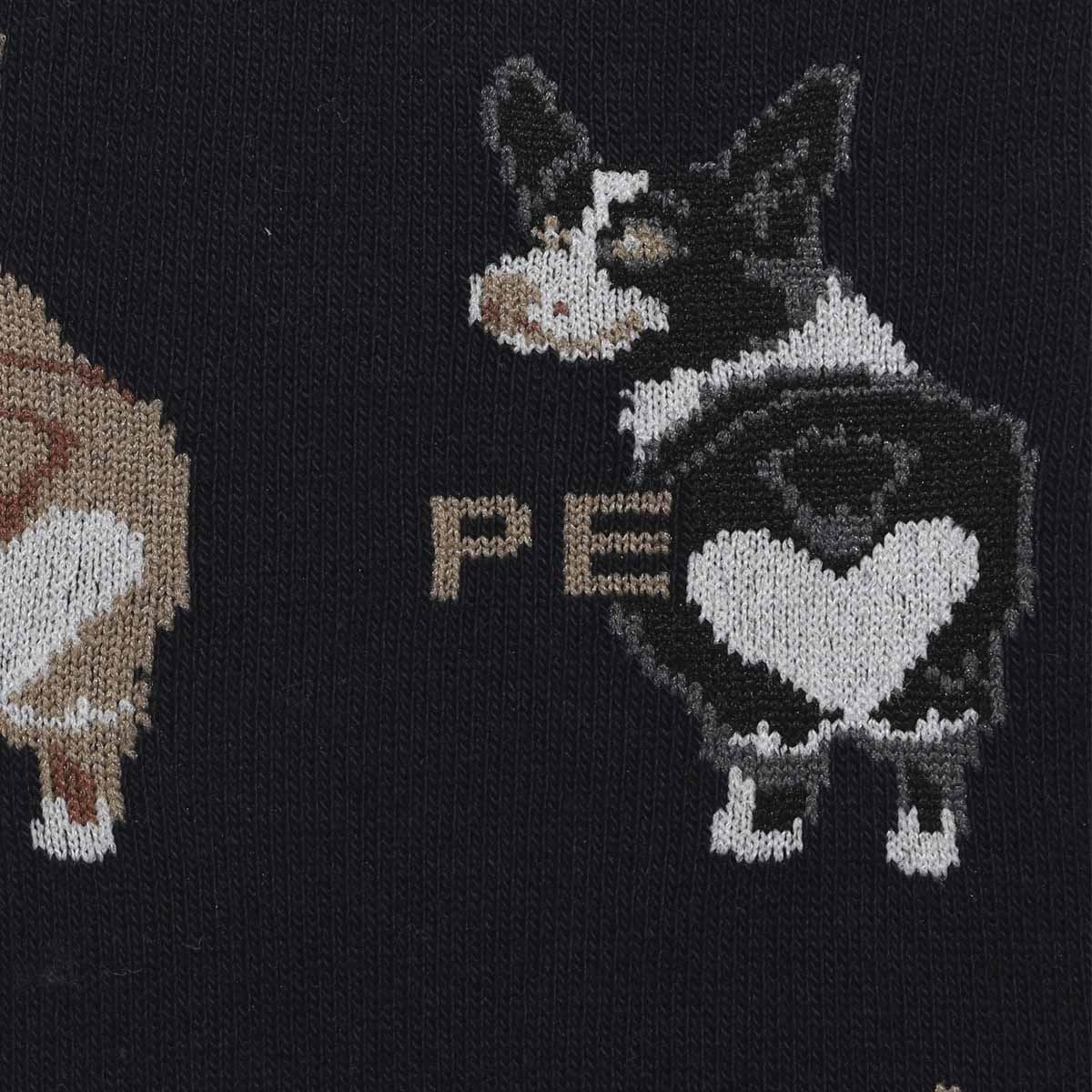 Calcetín Perry Ellis Diseño Perritos para Hombre