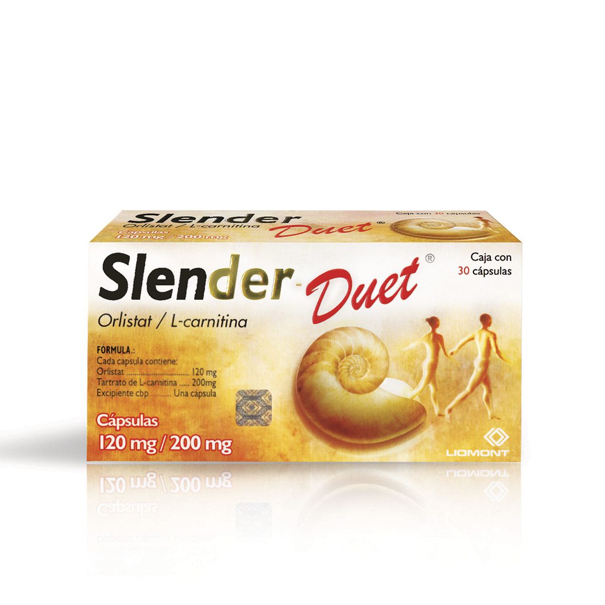 SLENDER-DUET 120mg/200mg CON 30 CAP