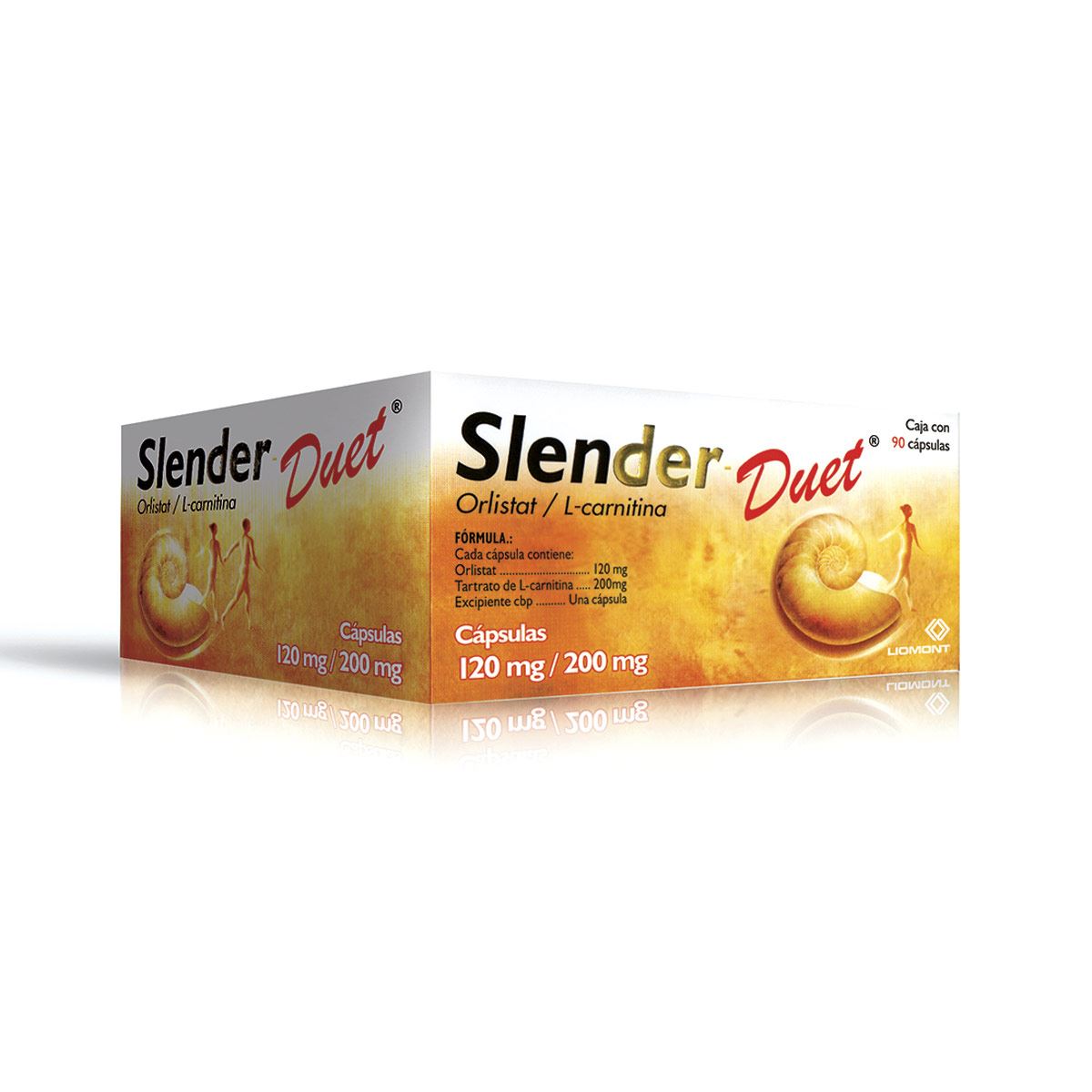 SLENDER-DUET 120mg/200mg CON 90 CAP