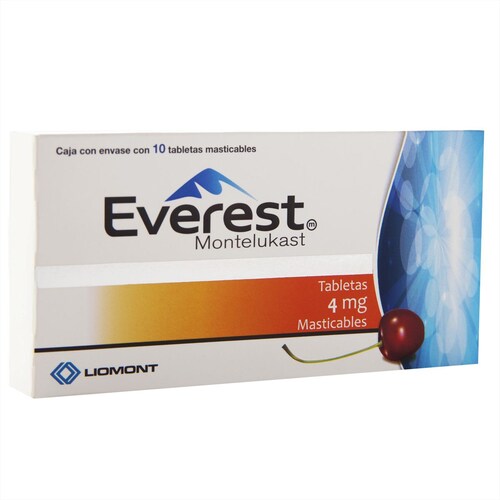Everest 10 4mg masticable