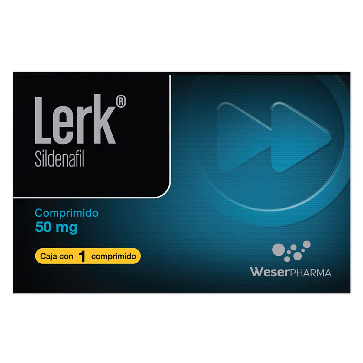 Lerk 50 Mg. Caja con 1 Comprimido