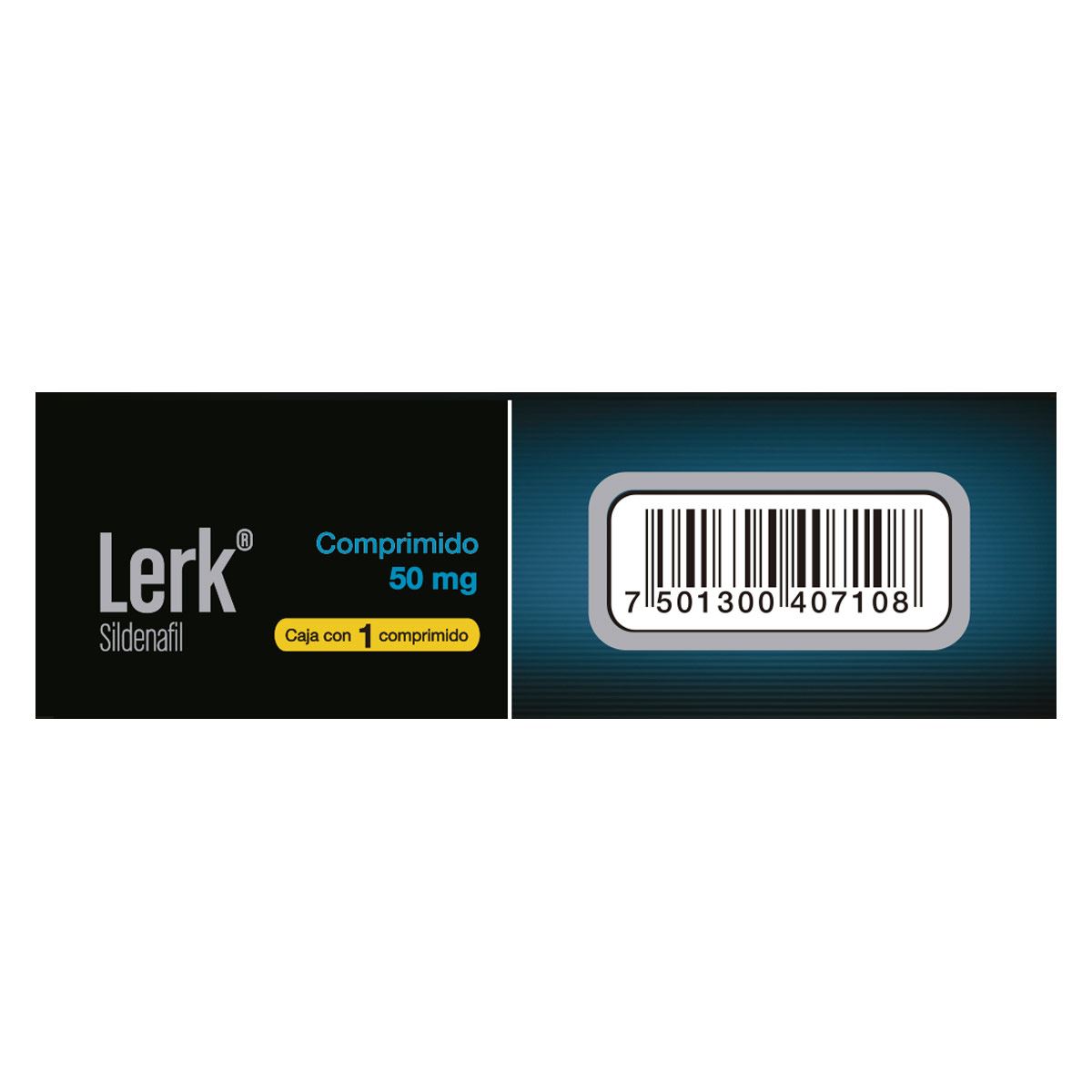 Lerk 50 Mg. Caja con 1 Comprimido