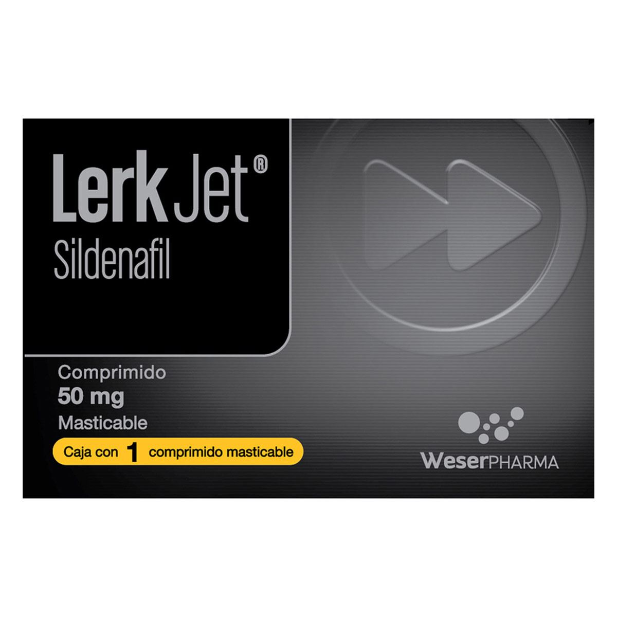 Lerk Jet 50 Mg. Caja con 1 Comprimido Masticable