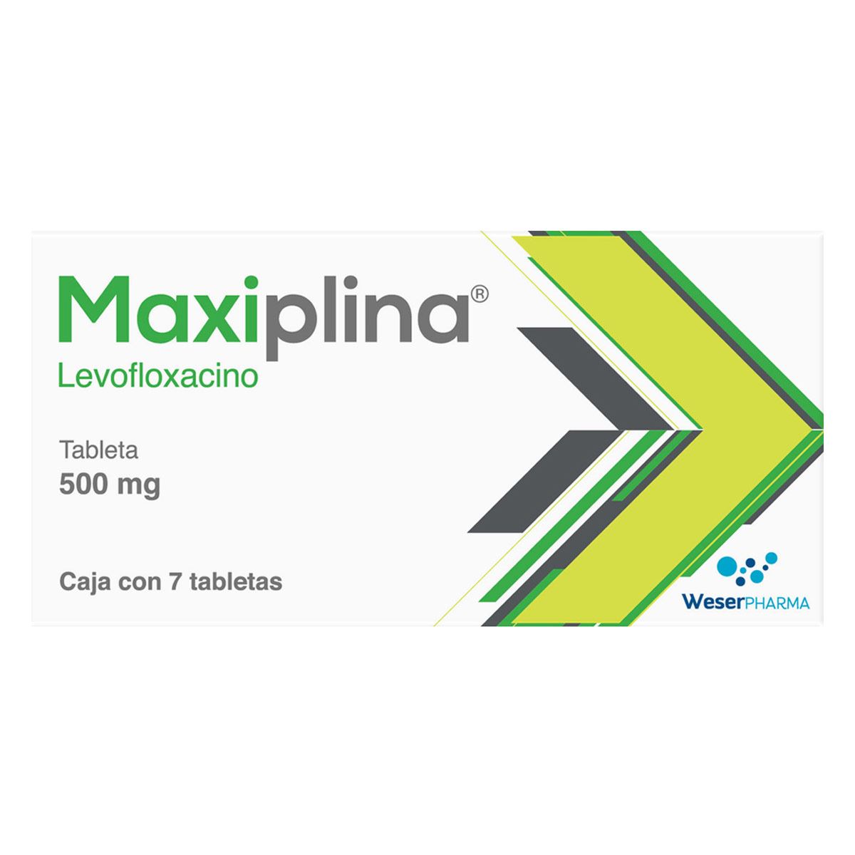 Maxiplina 500 Mg. Caja con 7 Tabletas