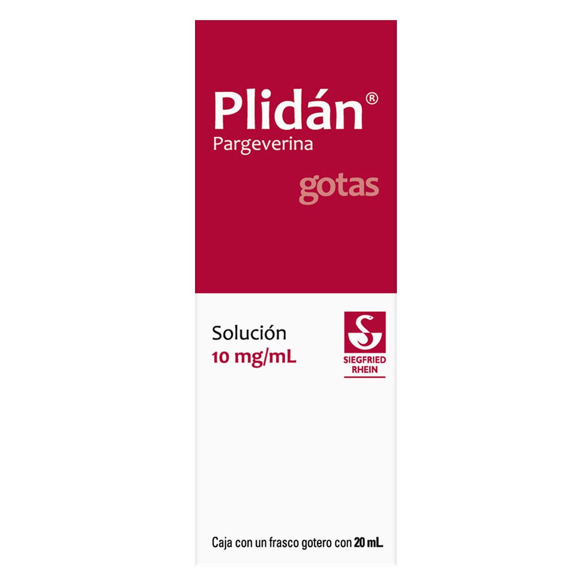 Plidan Solución Gotas 10 Mg/ml, Frasco con 20 ml