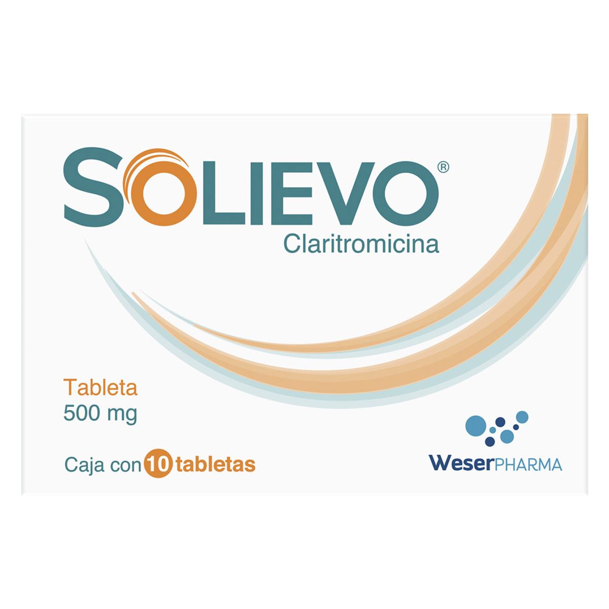 Solievo 500 Mg. Caja con 10 Tabletas