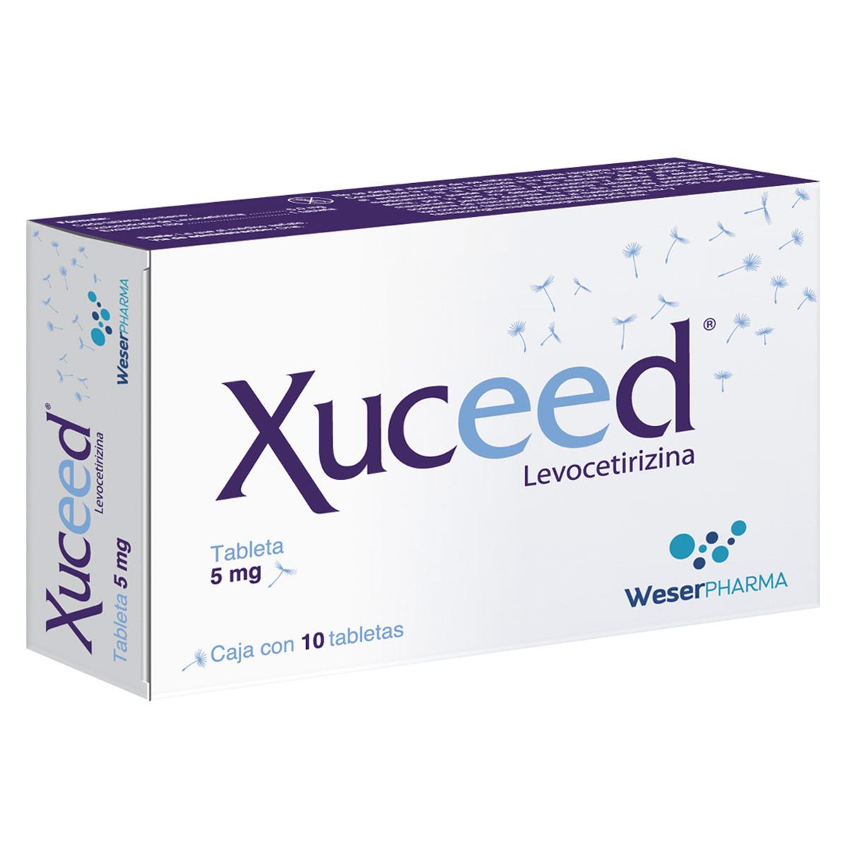 Xuceed 5 Mg. Caja con 10 Tabletas