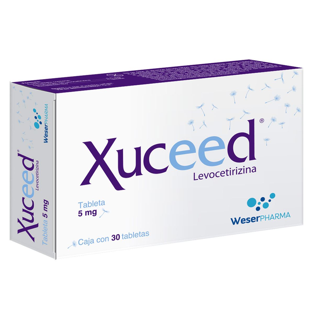 Xuceed 5 Mg. Caja con 30 Tabletas