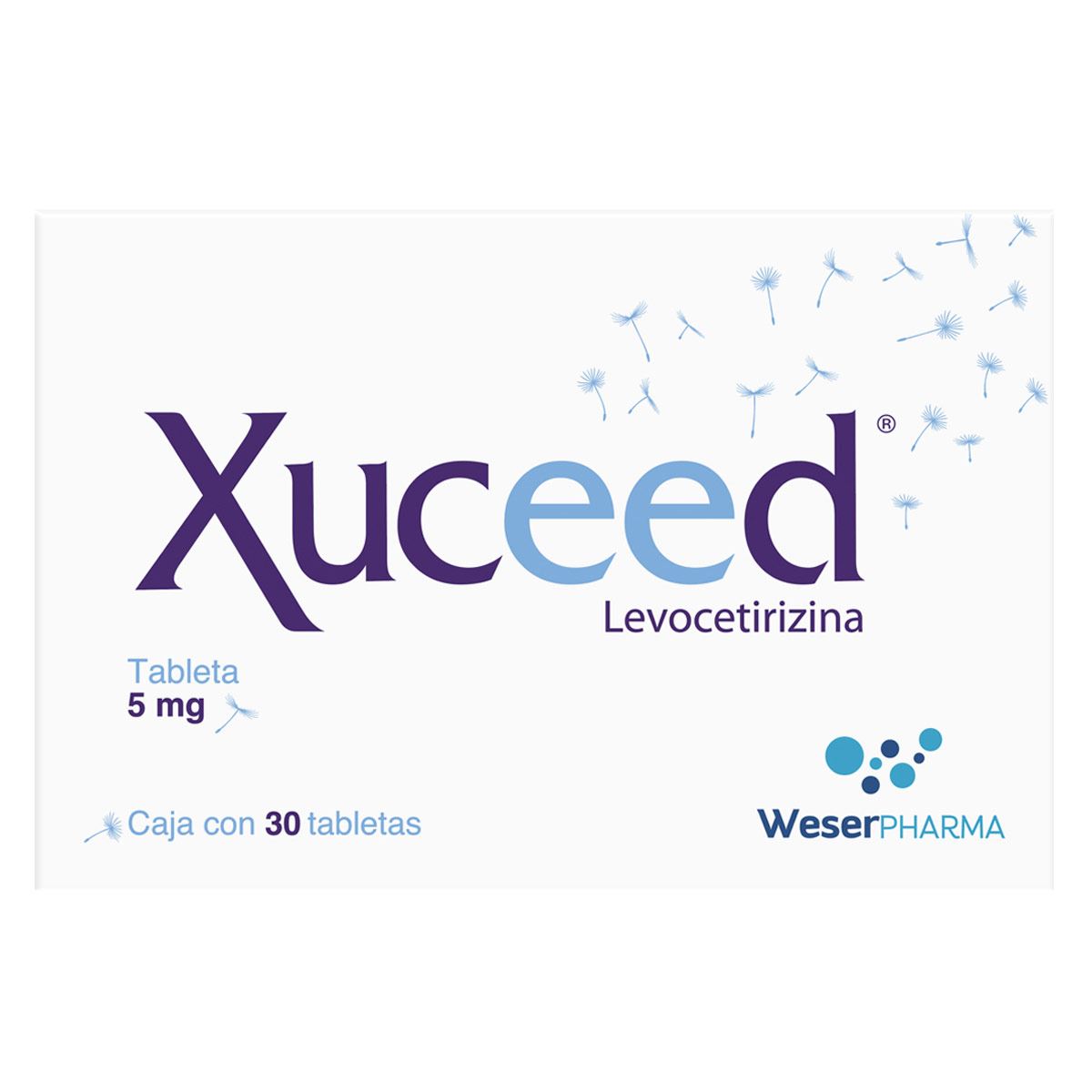 Xuceed 5 Mg. Caja con 30 Tabletas