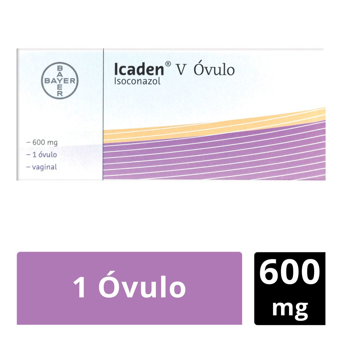 Icaden V 600 Mg Ovulo