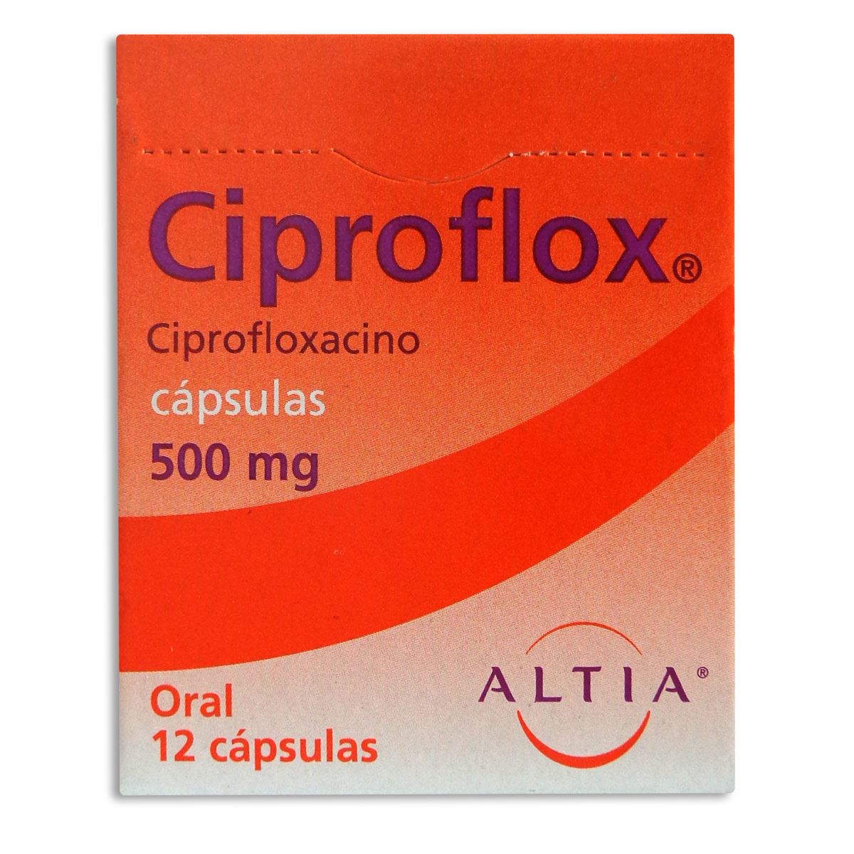 Ciproflox 500 mg. cap. c/