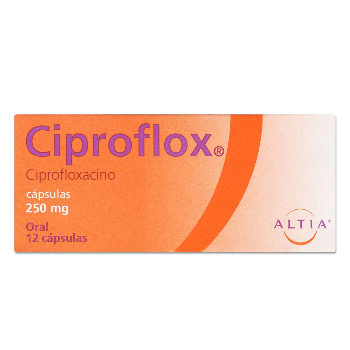 Ciproflox 250mg Cápsulas C/12