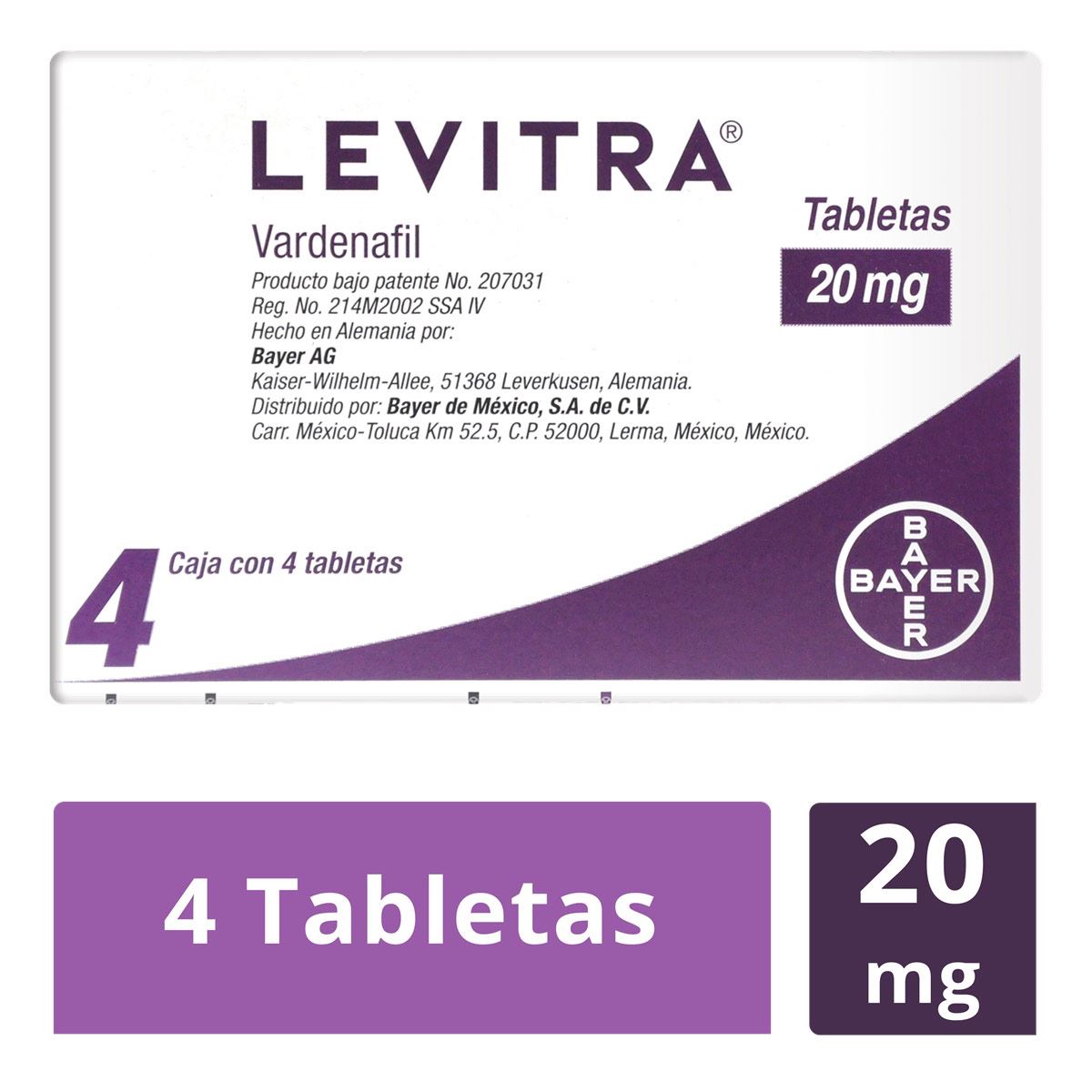 Levitra tab.c/4 20mg.