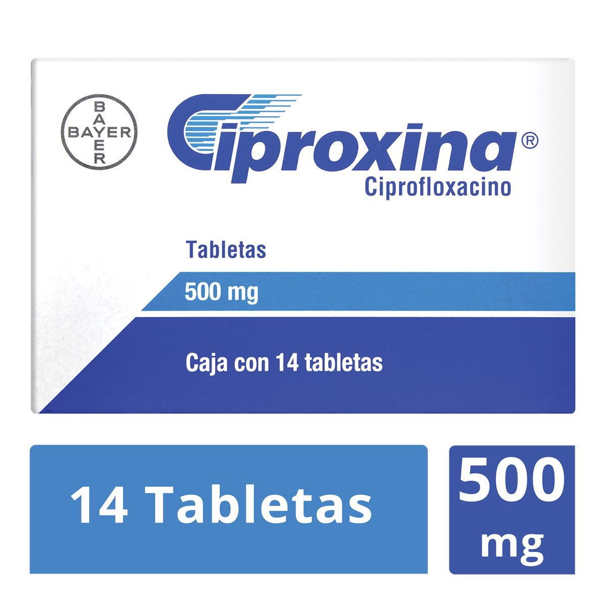 CIPROXINA 500 MG. CPR.C/1