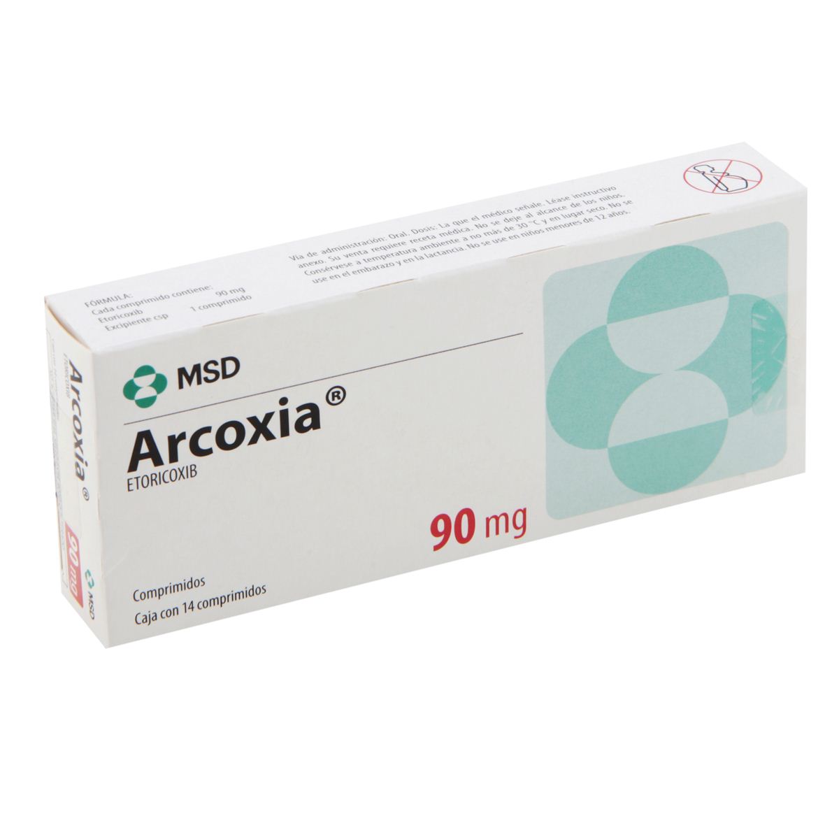 Arcoxia 90mg Com 14