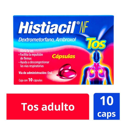 Histiacil-Nf Tos 10 Cápsulas