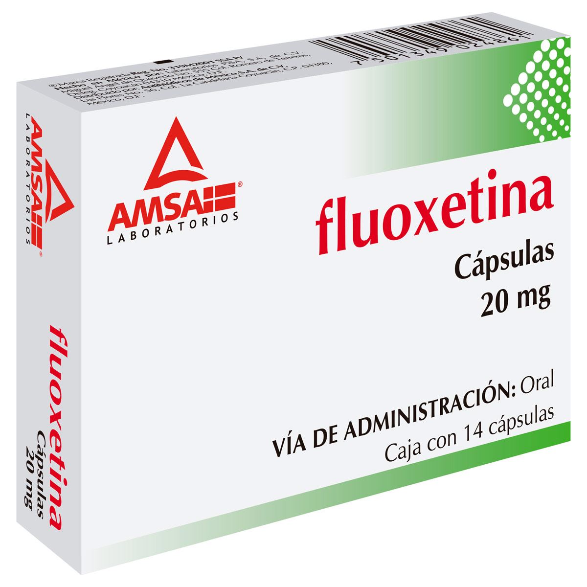 Am Fluoxetina 20mg Nueva Imagen 14caps
