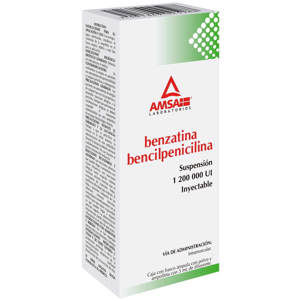 Am Benzatina Bencil 1'2u 5ml Nva Imag