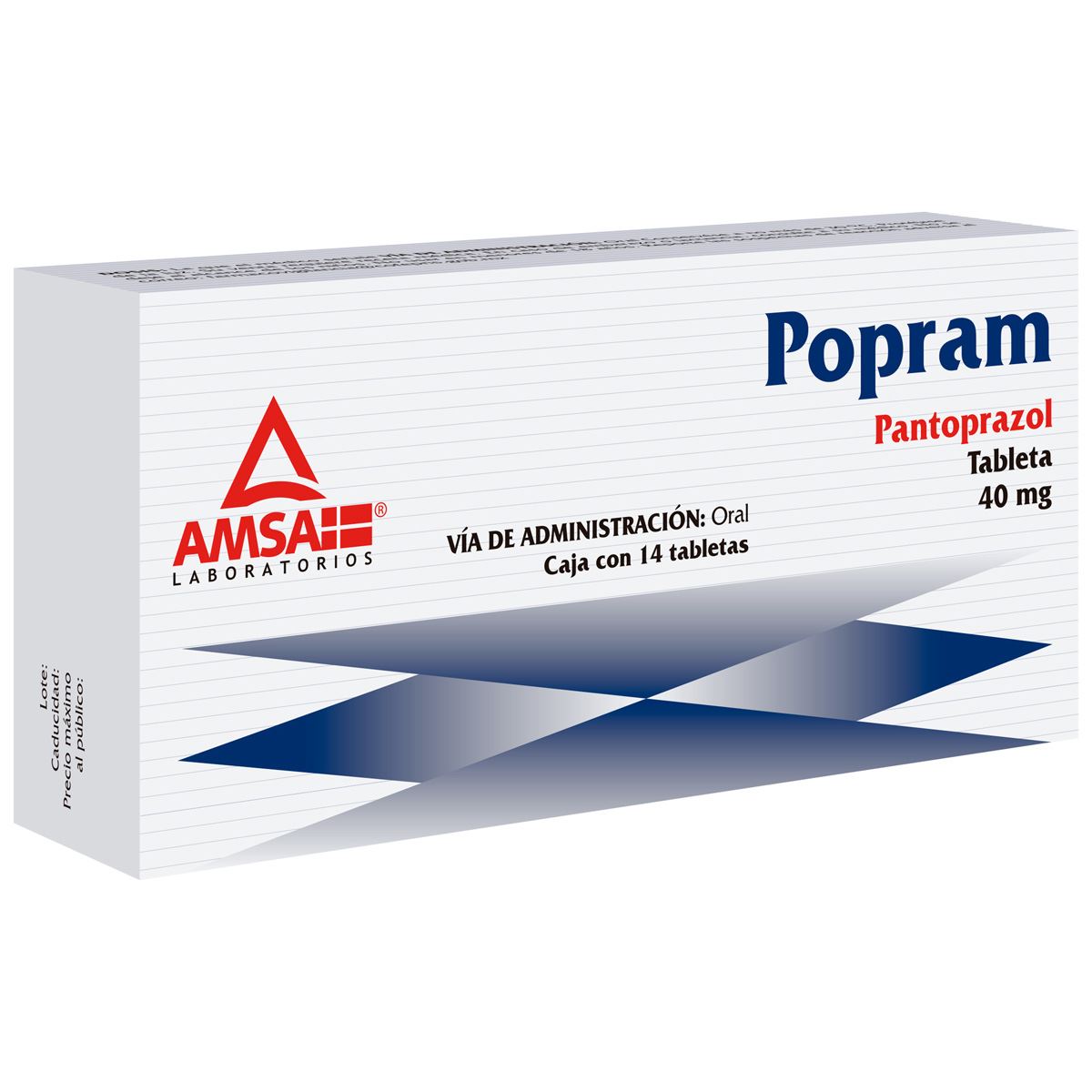 Am Popram 40mg C/14 Tab Nva Imagen