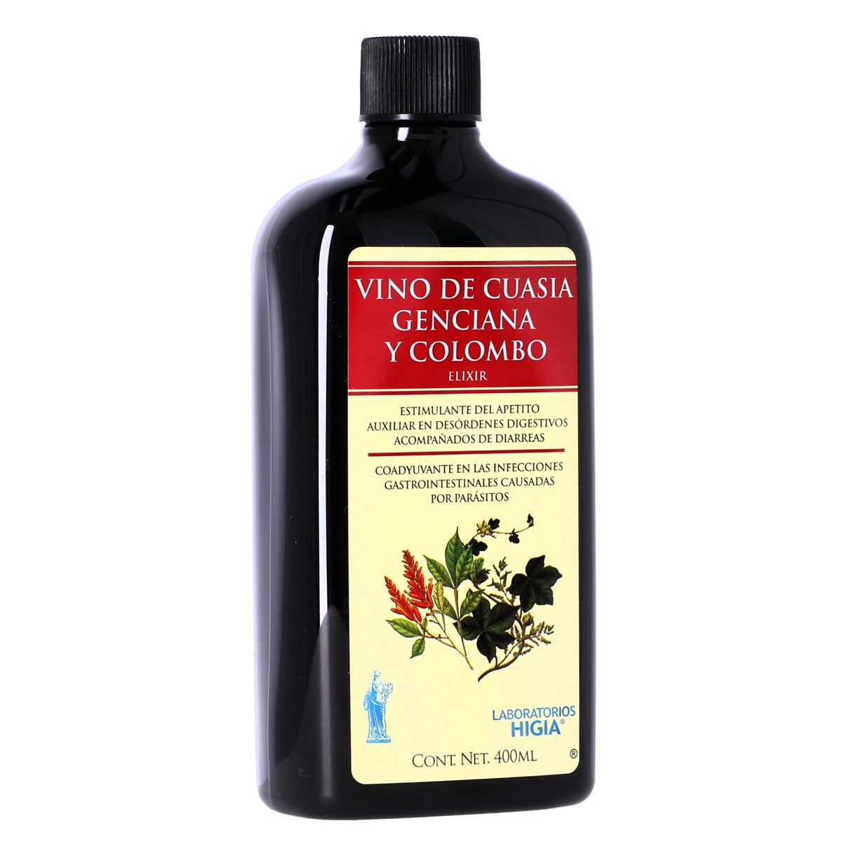 Vino de cuasia, Genciana y Colombo 400 ml