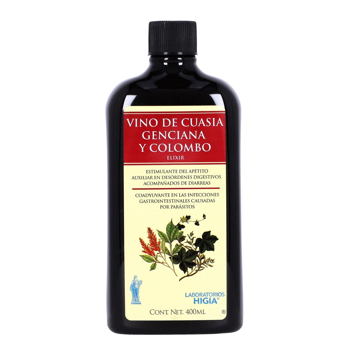 Vino de cuasia, Genciana y Colombo 400 ml