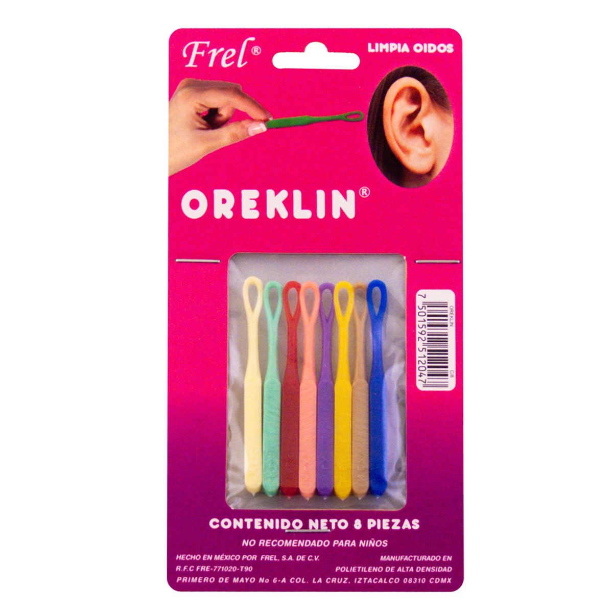 Limpia Oidos Oreklin 8 pz
