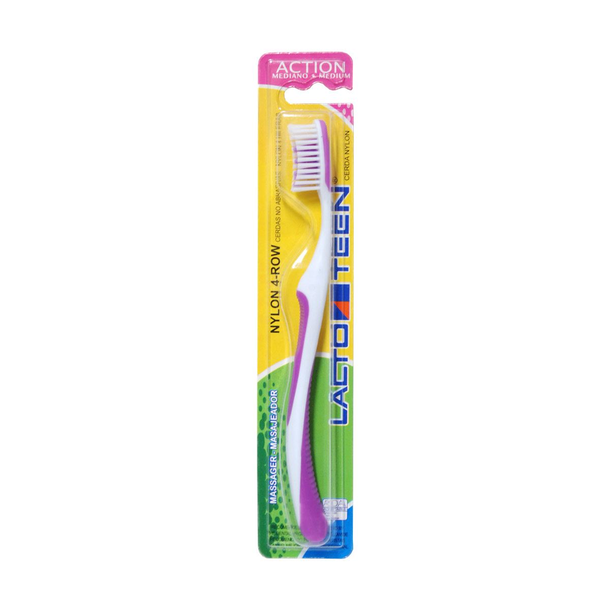 Cepillo Dental Med Nylon Action Lactoteen