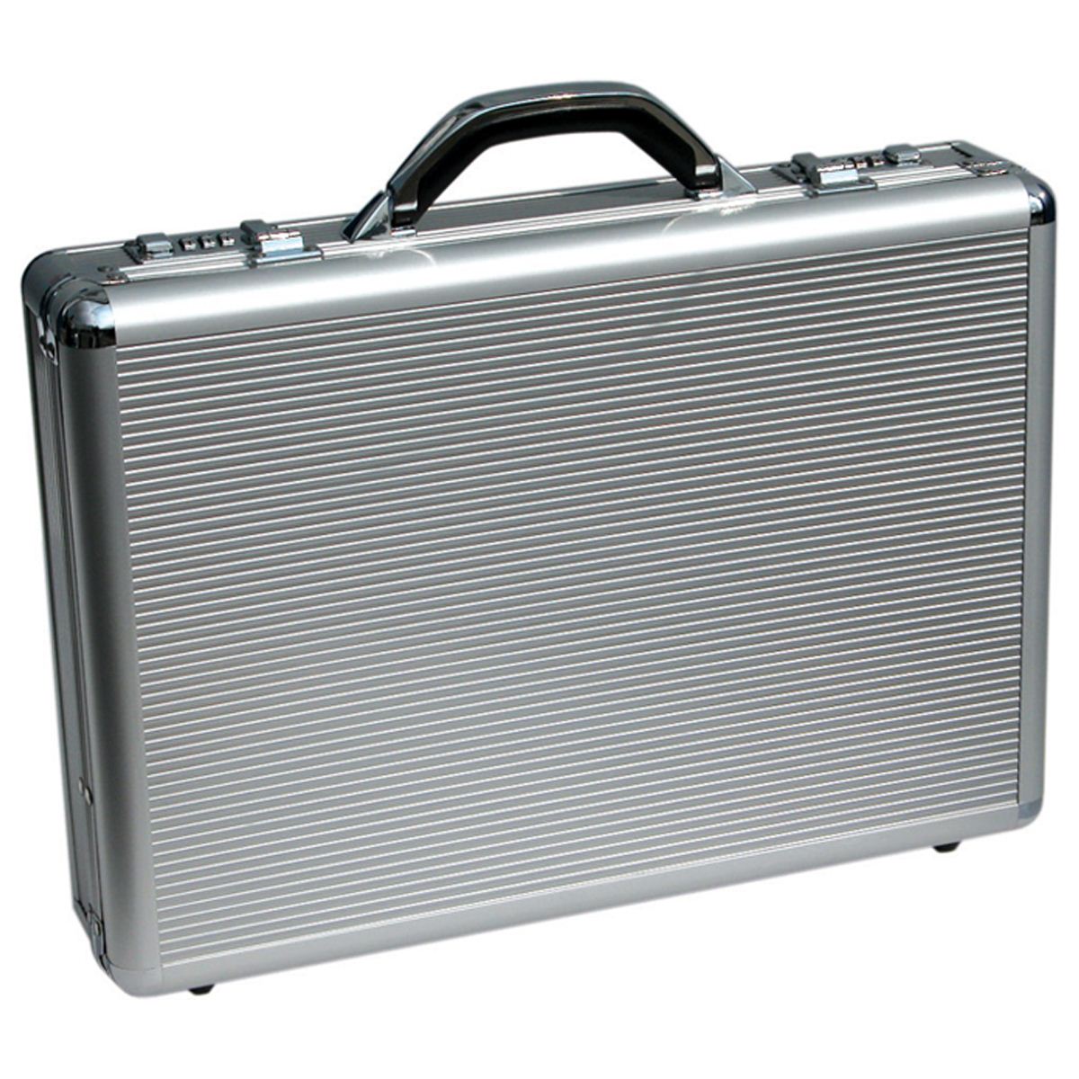 Portafolio De Aluminio Con Rayas Sun Shine
