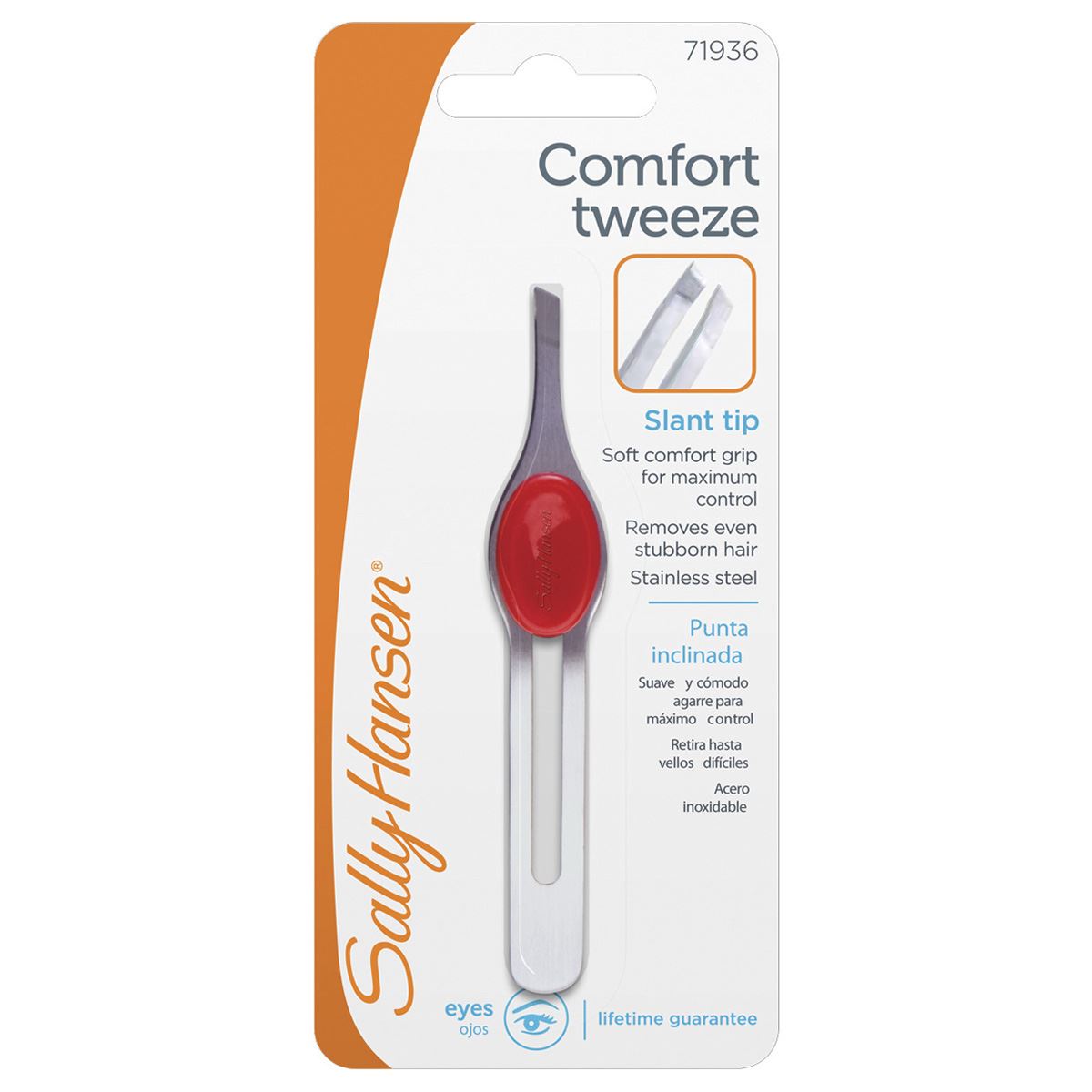Pinza Hansen R290 Pinzas para Cejas Sally Hansen Punta Inclinada