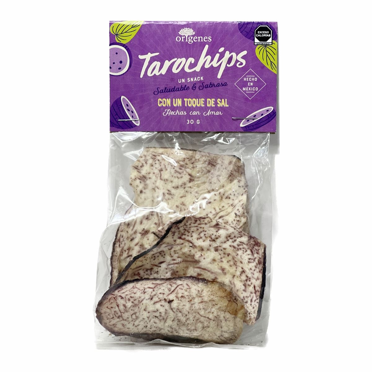 Chips de taro natural