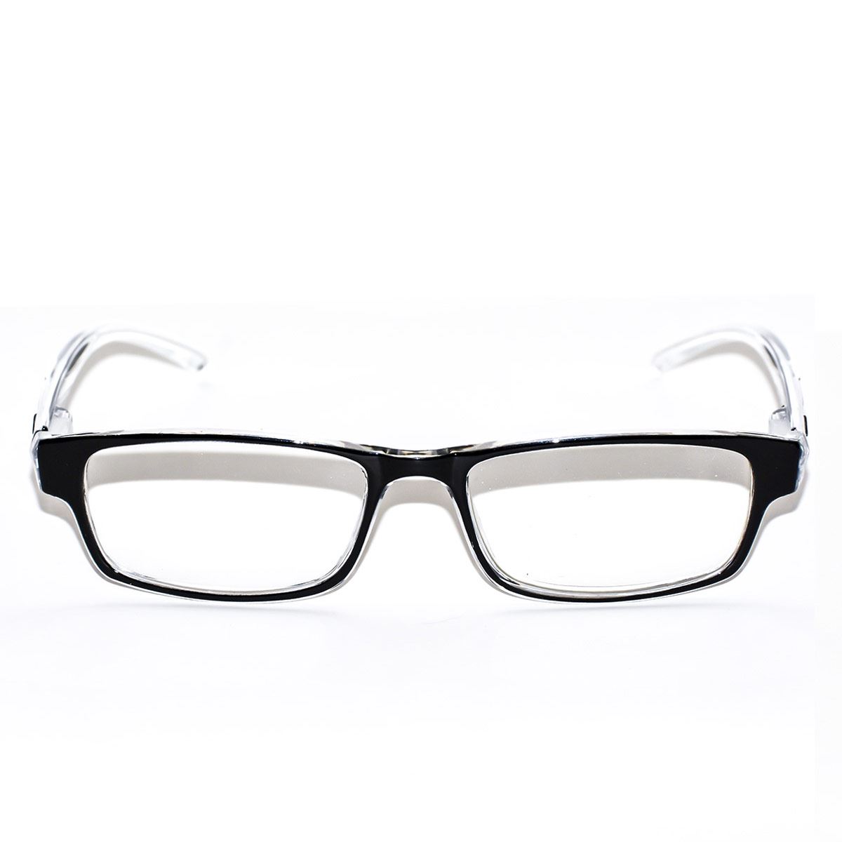 Lentes Pregraduados negro recto 2.00